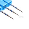 MZCMSL 3pcs Needle Shaped Cuticle Bits, 3/32 Shank Diamond e