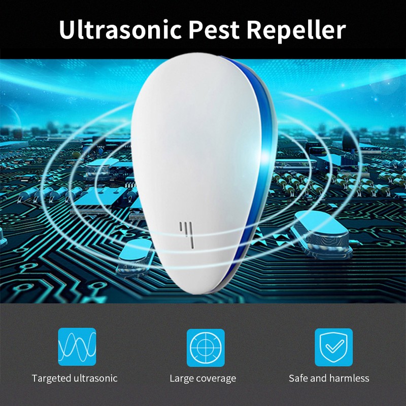 Ultrasonic Pest Repeller Plug Electric Pest Control - Professional Home
