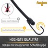 fuxton fuxton 10 Tie Down Straps with Hooks, 100 cm