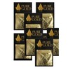 24CT Gold leaf on base Gilding - 80 Gold sheets,