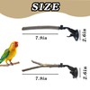 Bird Perch Stand 2 PCS, Parrot Perch Stand with Strong