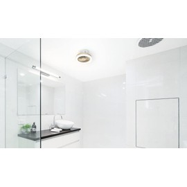 Three-Up LC-T2130 LED Ceiling Fan Light with Motion Sensor, Tone Dimmer, Remote Control, LC-T2130 (Wood Grain Natural Wood)