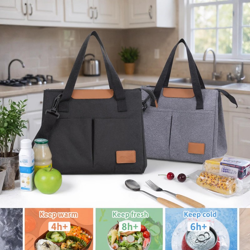 Talvryx ​Insulated Lunch Bag for Women & Men - Reusable