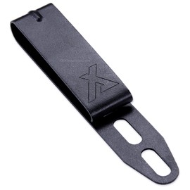 HolsterSmith Universal Metal Belt Clip for Holster Making - (ARC 2) - (Fits 1.75 inch Belts) - (Powder Coated Finish) - (Black) - (1 Pack)