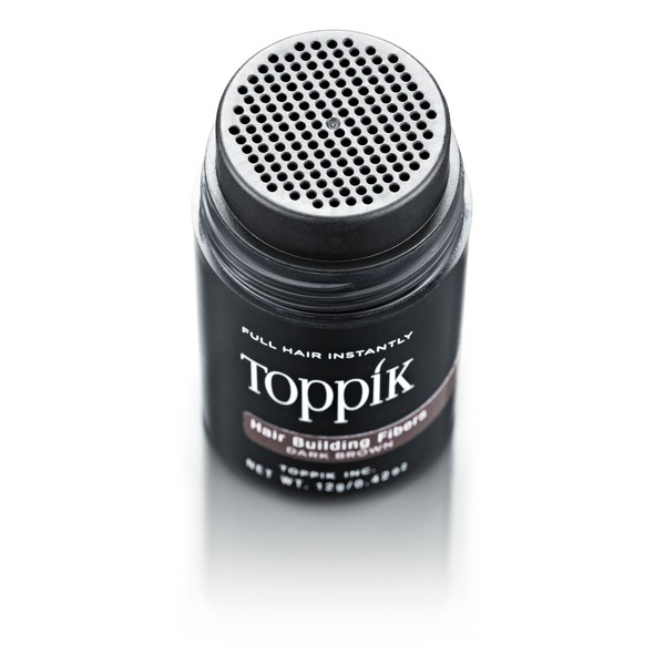 TOPPIK 12 g Hair Thickener - Scatter Hair Thickening with Pouring Hair, Colour: Medium Brown