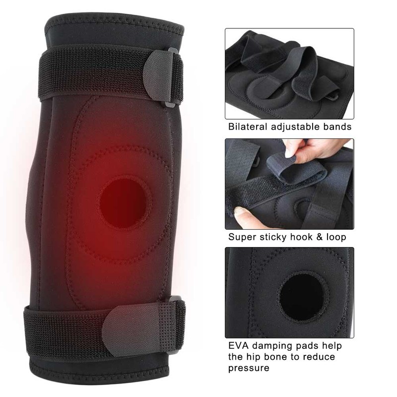 Knee Support Kneecap Brace Adjustable Breathable Kneepad Injury Patella Fixation