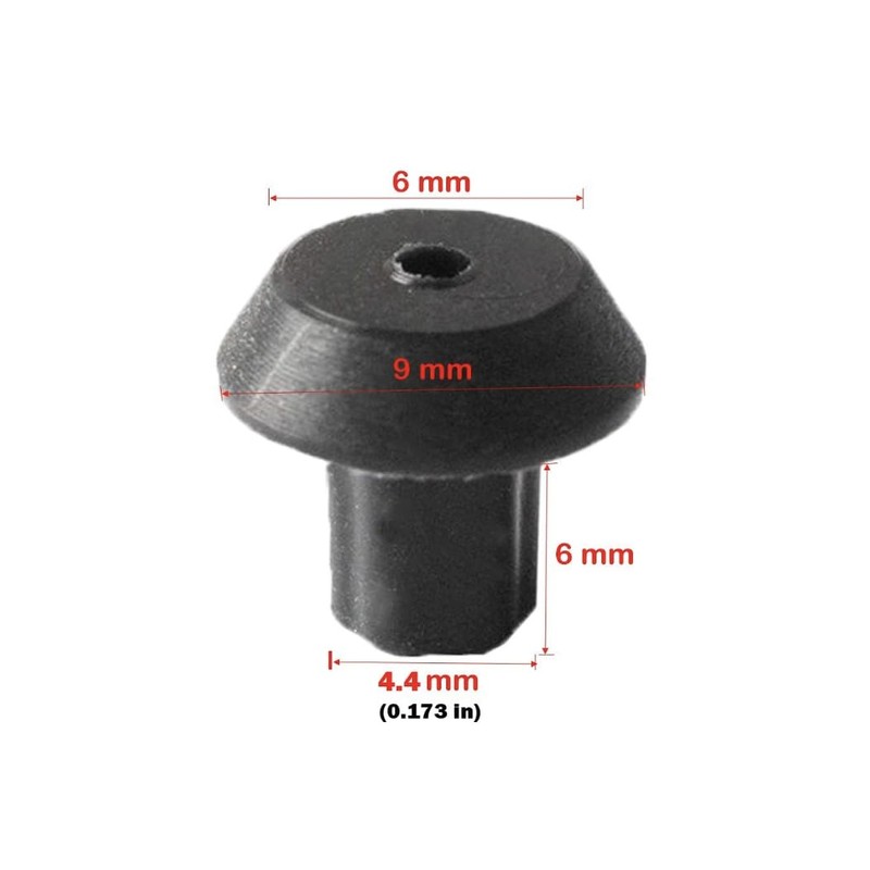 8 Pack WB2K101 Rubber Feet Replacement for GE and Kenmore