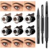 Eyebrow Pomade Pencil Liner Kit for Eyebrows Makeup with Waterproof