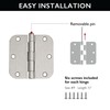 Design House Door Hinges for Interior Doors 12-Pack 3.5-inch x