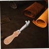 DOITOOL Leather Edging Creaser Tool with Wooden Handle DIY Handmade