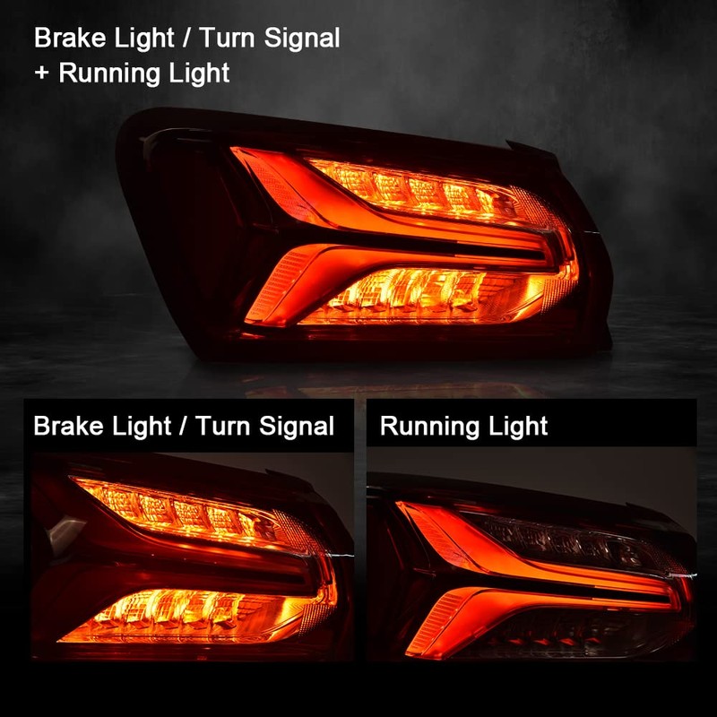 G-PLUS LED Tail Light Assembly Rear Lamp Fit For Chevy