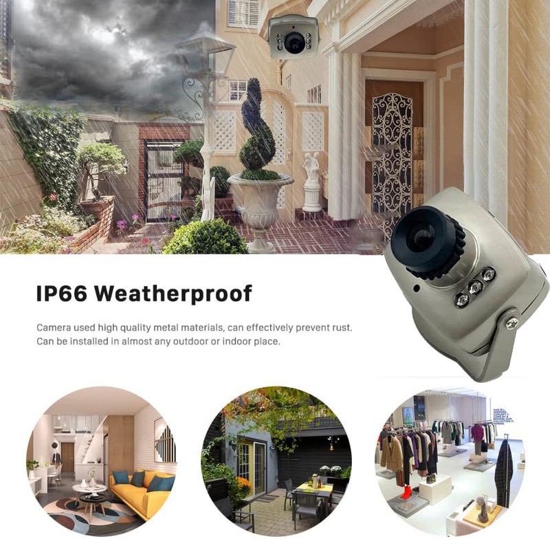 CCTV 1/3 CCD 1000tvl 6mm Indoor/Outdoor 6pcs IR LEDs Mini