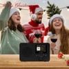 LEMEGA IR1 Portable WiFi Internet Radio,FM Digital Radio,Bluetooth Speaker,Dual Alarms