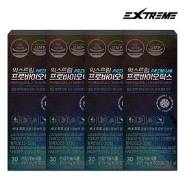 etc Extreme 10.1 Billion Probiotics 450mg x 30 capsules / 4 boxes (4-month supply) / 익스트림 101억 프로바이오틱스 450mg x 30캡슐 / 4박스(4개월분)