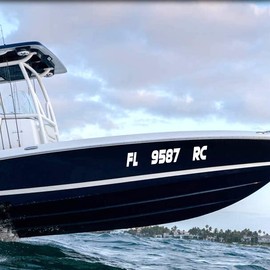 Set of 2 Custom Boat Registration Numbers and Letters Jet Ski Registration Numbers Jetski PWC Pontoon Sail Boat Sailboat Hull Id Vinyl Decals Stickers