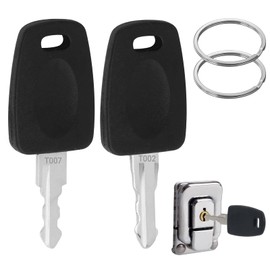 2 Pieces Keys Compatible For TSA, 007&002, Travel Key, Suitcase Key Lock Tsa Luggage, Emergency Key for Luggage Combination Lock, Multifunctional Universal