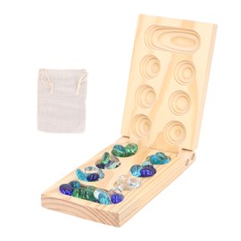 Folding African Stone Game Wooden Intellectual Logic Thinking Training Parent Child Interaction Educational African Stone Game Small