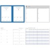 Marks CDR-TYD01-RE Notebook, Diary, Year-free, Beginning in January, A5 Size,