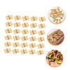 HOMSFOU 30 Pcs Box Mini Hinge Hinges for Kitchen Cabinets