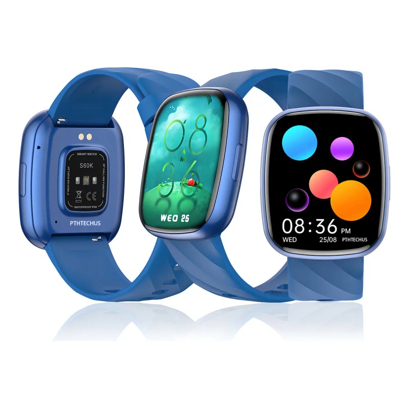 Relojes Inteligentes Smartwatch Para Ninos Pthtechus 1.75 Pantalla Ip68 Con