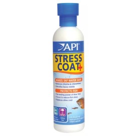 API Stress Coat + Fish & Tap Aquarium Water Conditioner  - 1 Gallon (Treats 7,680 Gallons)