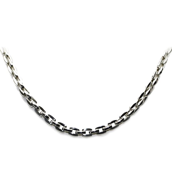 Accents Kingdom 5mm Men's Pure Titanium Oval Link Chain Golf