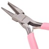 SUNNYCLUE 4.5" Round Concave Pliers Wire Pliers Mini Precision Pliers
