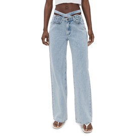 Lioness Women's Cocquette Jeans, Light Denim, Blue, M