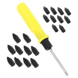 PACKOVE 2 Sets Car Tire Repair Kit Car Kit Tire Plastic Screw Car Tire Repair Nail Repairing Plastic Screw Nail Motorcycle Tool Kit Tire Screw Nail Tire Repairing Nail Tire Plugs Iron