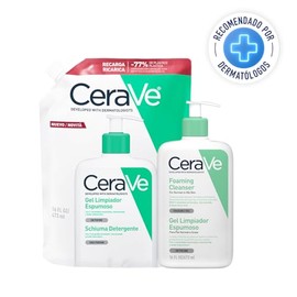 CeraVe Refill Gel Espumoso 16oz | Limpiador Piel Normal a Grasa