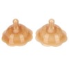 BRRNOO Breastfeeding Nipple - 2pcs Double Suction Cup Silicone Nipple