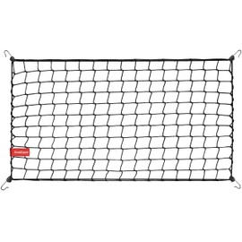 TrunkExpert Boot Net Compatible with Jeep Grand Cherokee WJ SUV: 1998-2004, Luggage Net with 4 Hooks for Attaching, Organiser, Elastic Boot Net Organiser & Securing for Car Net