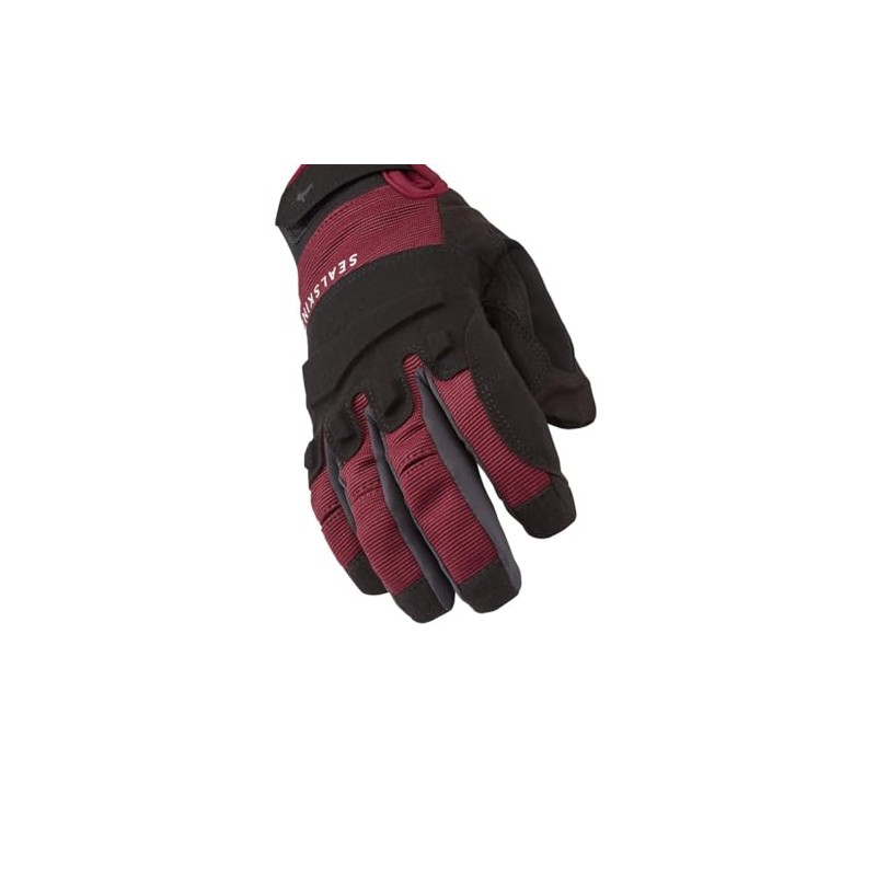 Sealskinz Sutton Waterproof All Weather MTB Glove Black/Red Unisex Glove