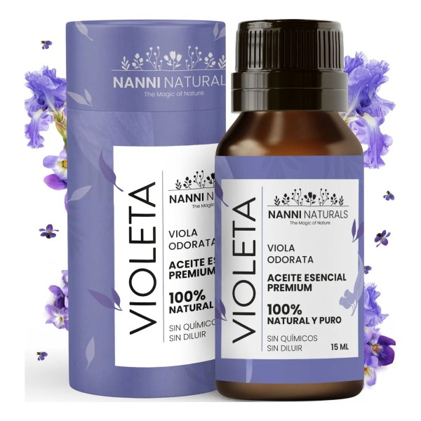 Aceite Esencial De Violeta Puro 15ml Para Difusor Y Aroma