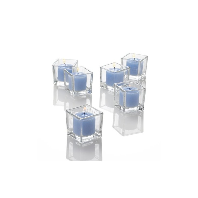 Richland Votive Candles Light Blue Ocean Breeze Scented 10 Hour