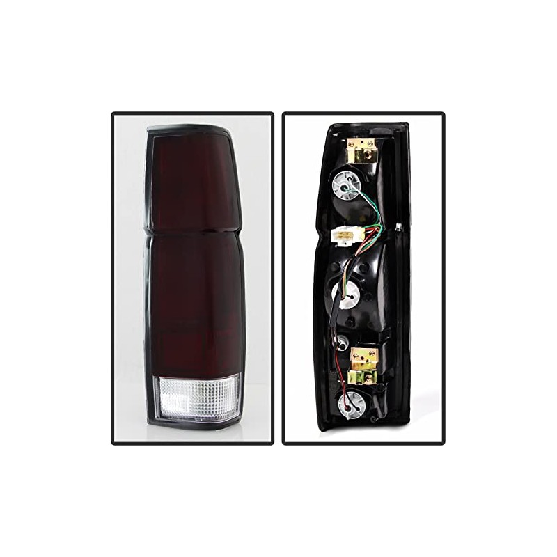 ACANII - For 1986-1997 Nissan D21 Hardbody Pickup Red Smoked