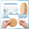 JarThenaAMCS 3Pcs Hydrangea Glass Storage Jars with Airtight Lid Blue