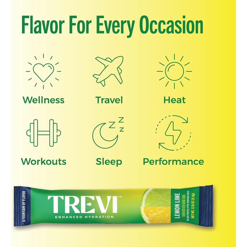 TREVI™ Sugar Free Electrolytes - Drink Mix Hydration Powder Packets