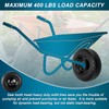 Cenipar 4.80/4.00-8" Flat-Free Tire and Wheel, 16" Solid Wheelbarrow Tires