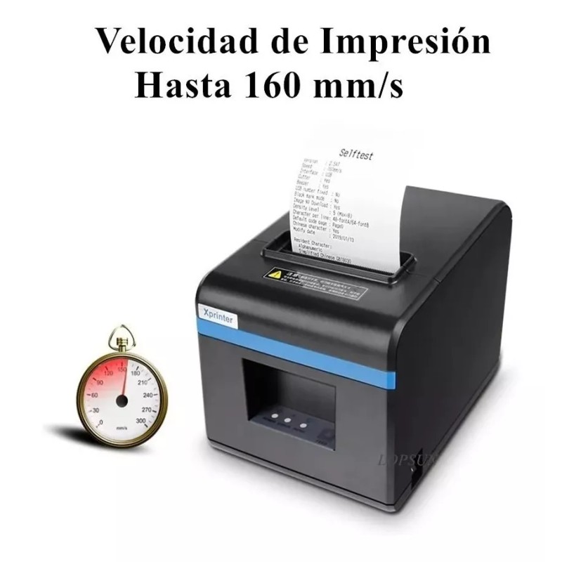 Xprinter Impresora Térmica Tickets Pos 80mm Wifi Usb Corta Automática