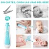 AXIDUN-Lima de uñas para bebé, Cortaúñas para bebé, Pulidora de