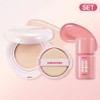 WAKEMAKE SET Base Coating Balm or Water Velvet Foundation + Blusher (Choose 1), ♥️ Velvet Foundation No. 21 [Full Size + Spatula Brush], ⭐ Shaking Cheek 06 Fig Tea / 웨이크메이크 SET 베이스 코팅밤 or 워터벨벳 파데 + 블러셔 택 1, ♥️벨벳파데 21호 [본품+스파츌라 브러시], ⭐쉐이킹치크 06 피그 티