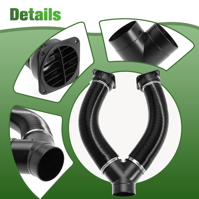YiEC ZAN 75mm Diesel Heater Pipe Duct Vent Kit with