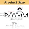 KISWIAR 1 Pc Wave Shaped Wall Mounted Hooks, Wave Wall