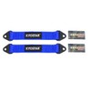 KYOSTAR 15 Inch Limit Strap, Premium Quad Wrap Limit Strap Car Hauler Axle Straps Rated for 10,000 Lb (Blue, 2 Pack)