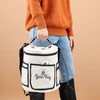 Juvale Knitting Bag - Separate Divided Yarn Holder - Portable