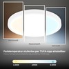 B.K.Licht Smart LED Ceiling Light with App Control and Voice