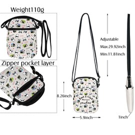 BNQL Panda Crossbody Bag Panda Gifts for Panda Lovers Just a Girl Who Loves Pandas Cell Phone Crossbody Purse Panda Sling Purse