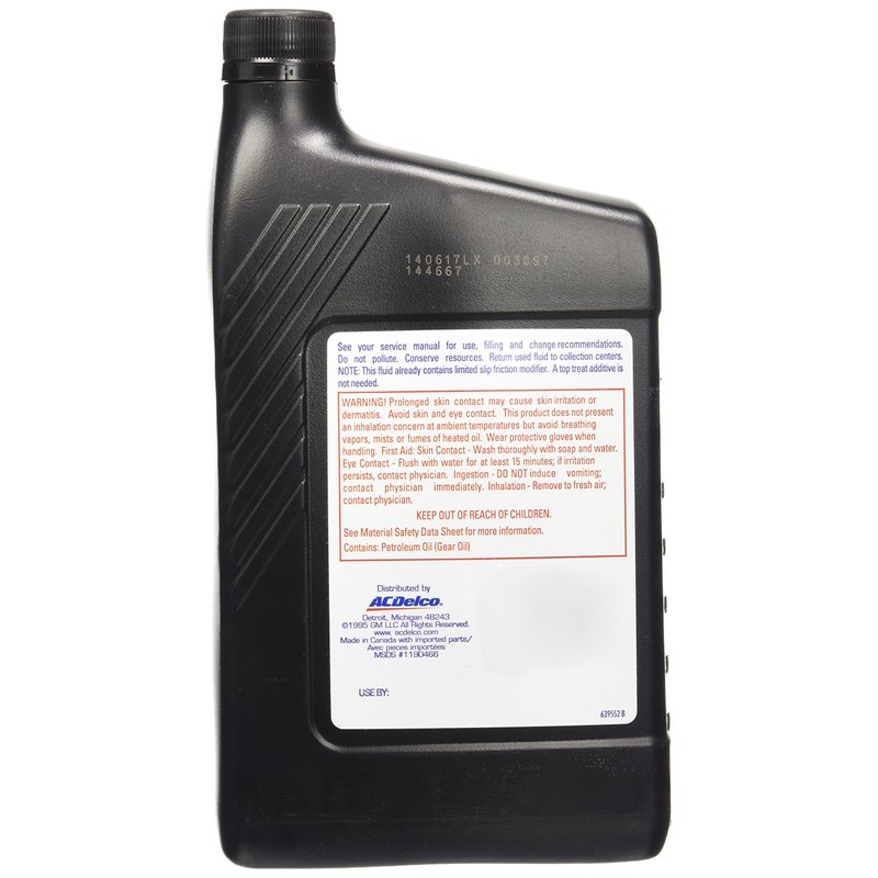 Genuine GM 88862624 Differential Lubricant, 1 Quart