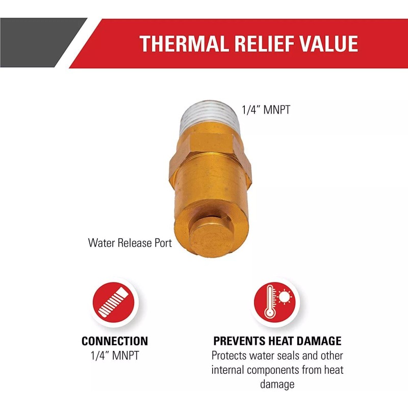 Simpson 7101359 Simpson Cleaning Thermal Relief Valve for Gas Powered